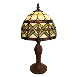 6027 *Tafellamp Tiffany H33cm Ø21cm