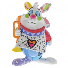 Cheshire Cat & White Rabbit H7cm Set van 2 Mini-figurines by Britto *