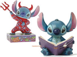 Stitch "Finding a Family"& Devilish Delight" Set van 2 Jim Shore Figurines retired, laatste sets *