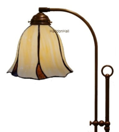 6240 * Vloerlamp - Leeslamp Verstelbaar met 2 tiffany Kappen Ø24cm Desert Wave