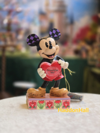 Mickey with Personalizable Heart H11,5cm Jim Shore 6016329