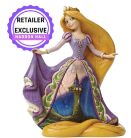 RAPUNZEL  Daring Heights  H 16cm Jim Shore 4045240  Castle Dress serie , retired 