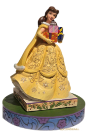 Belle Christmas H17cm + BASE COLOR Ø16cm Jim Shore 6007067 Kerst Belle retired * beperkte voorraad