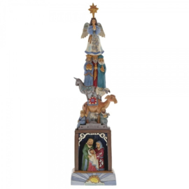 Foundation of His Love 36cm Jim Shore kerstgroep  Nativity 4060309  kerststal retired Superaanbieding *