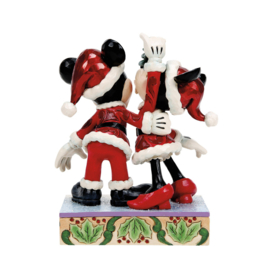 Mickey & Minnie "Mistletoe Moments" H17cm Jim Shore 6018709 PREORDER