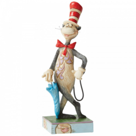 The Cat in the Hat with Umbrella Figurine H16,5cm Dr. Seuss by Jim Shore 6006239 retired