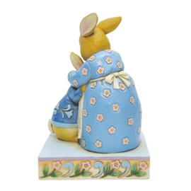 Peter Rabbit & Mrs. Rabbit H15cm Jim Shore 6010686, tijdelijke aanbieding , retired
