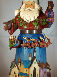 Christmas Joy All Around H25cm Jim Shore 4056590 uit 2016 , zeldzaam en gesigneerd in 2018 verkocht