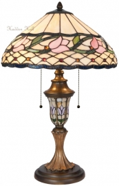 5774 Tafellamp Tiffany H60cm Ø40cm Flora