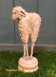 White Woodland Schaap H18cm Jim Shore 6004200 retired *