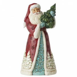 Santa Everything Glistens in Snow  24cm Jim Shore Kerstman 6006606 retired *