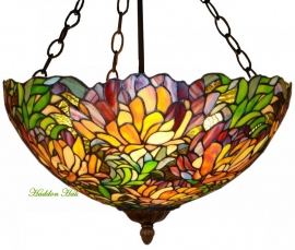 9131 8842 * Hanglamp Tiffany Ø50cm Autumnleaf