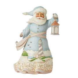 Coastal Santa with Lighthouse Scene H20cm Jim Shore 6010806 Aanbieding *