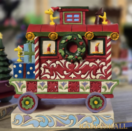 Peanuts Deluxe Holiday  Train Set   Jim Shore 4063413 retired 9 delig, zeldzaam