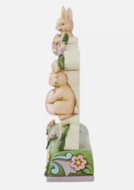 Hoppy Easter Text H16cm B22cm Jim Shore 6014396 , retired
