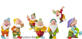 Snow White & 7 Dwarfs Set - Disney by Britto 8 beelden samen *
