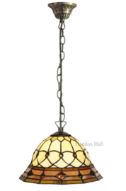 SP10007 * Hanglamp Tiffany H65cm  Ø25cm Bedford