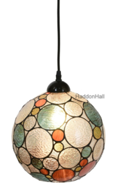 8186 8230 * Hanglamp Tiffany Ø25cm Endless -Textielsnoer