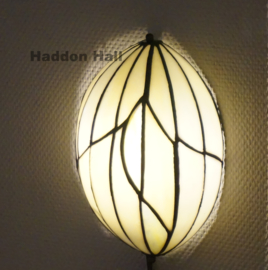 8110 * Wandlamp Tiffany 25x16cm Nature