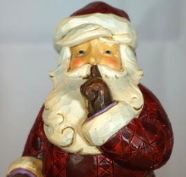 Silent Night Delivery 17cm Jim Shore Santa 4037599 Kerstman uit 2013 retired , laatste exemplaar