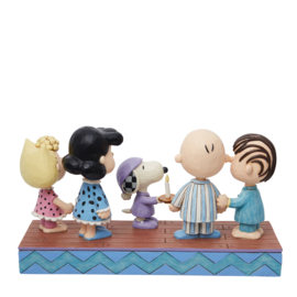 "P.J. Party" Peanuts Gang in P.Js *  H13cm Jim Shore 6013046