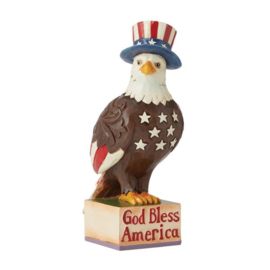 Patriotic Eagle H15cm Jim Shore 6010561 retired *