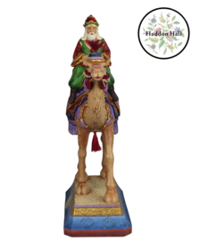 Wiseman King Green H45cm Jim Shore 6006707G , gesigneerd .