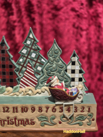 Highland Glen Countdown Calendar H20cm B42cm Jim Shore 6015450 * op voorraad