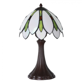 6328 * Tafellamp H42cm met Tiffany kap Ø25cm Odette