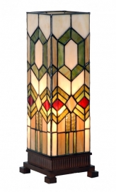 3085 * Tafellamp Tiffany H35cm Miniwindlicht Imperial
