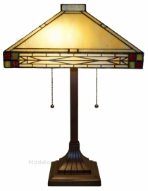 5840 Tafellamp Tiffany H56cm 36x36cm Rietveld