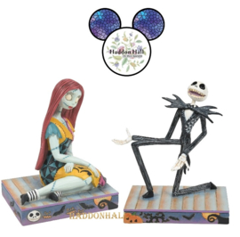 Nightmare - Jack & Sally Personality Pose - H10cm Set van 2 Jim Shore beelden *