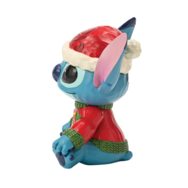 Stitch LED "Feeling Jolly and Little Naughty H17,5cm  + BASE COLOR Ø16cm Jim Shore 6018714 PREORDER