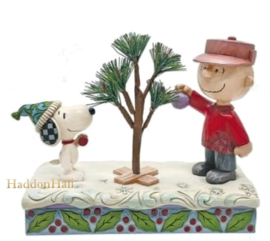 Snoopy & Charlie Brown Tree * H14cm Jim Shore 6015029