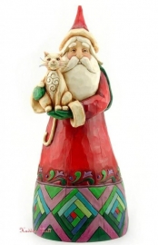 Christmas Spirit, Furever in Our Hearts 23 cm JIM SHORE 4027701 uit 2012 retired * uitverkocht