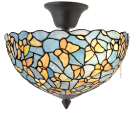 8839 Plafonniere Tiffany Ø35cm 2xE14 Fly Away