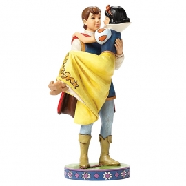 SNOW WHITE & PRINCE Happily Ever After H24cm  from 2015 Jim Shore 4049623 retired .