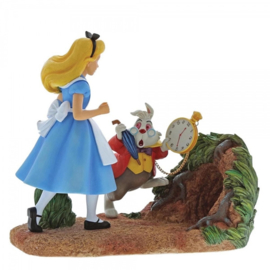 ALICE Figurine "Mr. Rabbit, Wait" H18,5cm Enchanting Disney A29032 retired, laatste exemplaren *