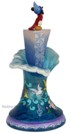 Mickey Sorcerer Masterpiece H46cm + BASE COLOR Ø22cm  6007053 retired