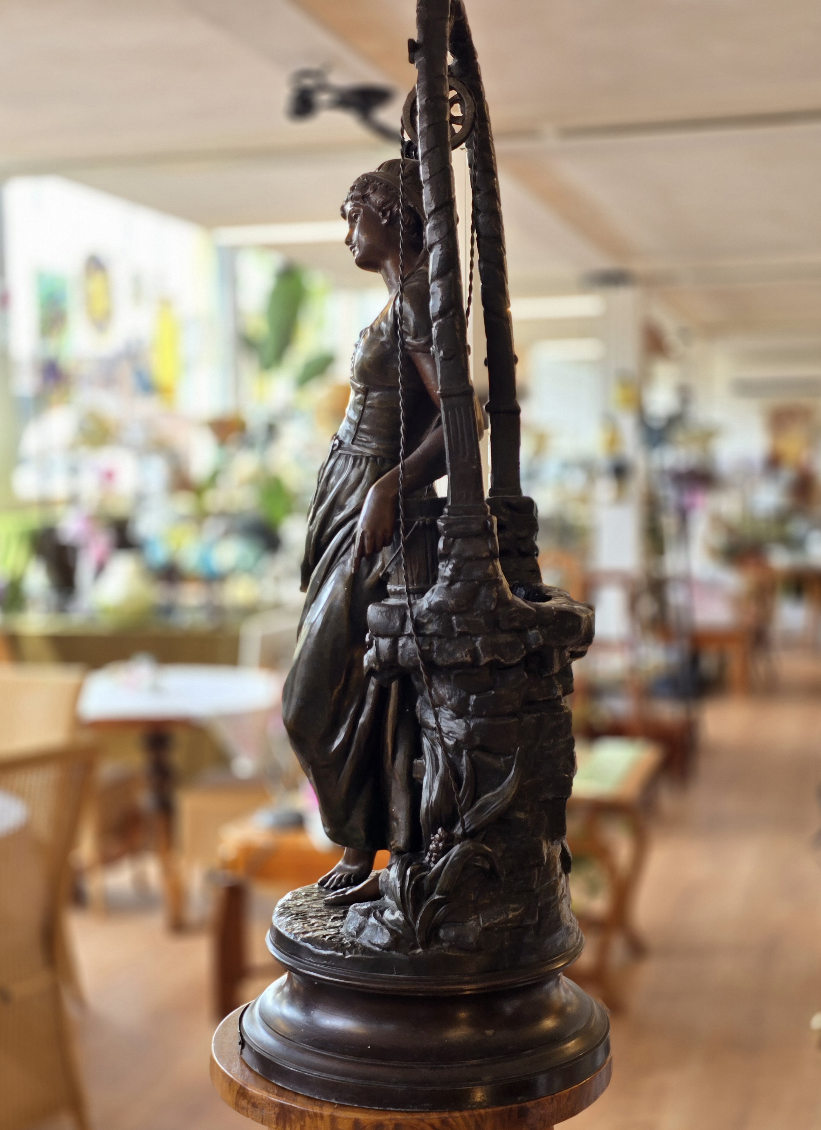 "Jeune Fille au Puits"  H75cm Henri Plé Circa 1900