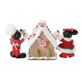 Mickey and Minnie's Gingerbread House H13cm Disney by D56 6016447