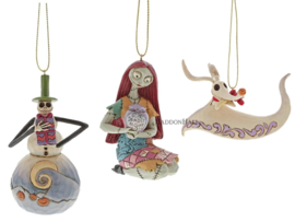 Nightmare - Set van 3 Hanging Ornamenten - Jim Shore NBC  *