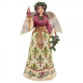 Jolly Holly Days  H 24cm Jim Shore Engel Victorian Angel 4058755 retired, superaanbieding *