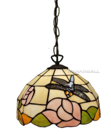 CT216 * Hanglamp Tiffany Ø25cm Dragonfly Maya