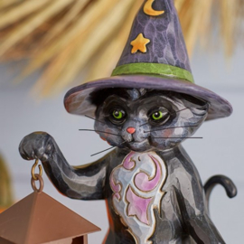Black Cat  Pumpkin Statement Figurine 54cm   6006251 signed by Jim Shore in 2023 *