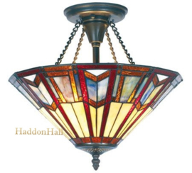 6288  Hanglamp Plafonniere Tiffany Ø40cm Toren