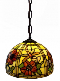 9932 97 * Hanglamp Tiffany Ø30cm Gardendragonfly leverbaar november