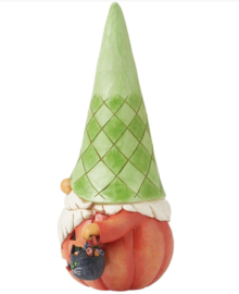Gnome Jack-O-Lantern  H 18 cm Jim Shore 6014475 , retired item