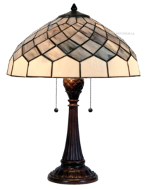 6331* Tafellamp H60cm met Tiffany kap Ø41cm Infinity