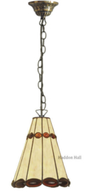 3215 C1 Hanglamp Tiffany Ø18cm Maroon